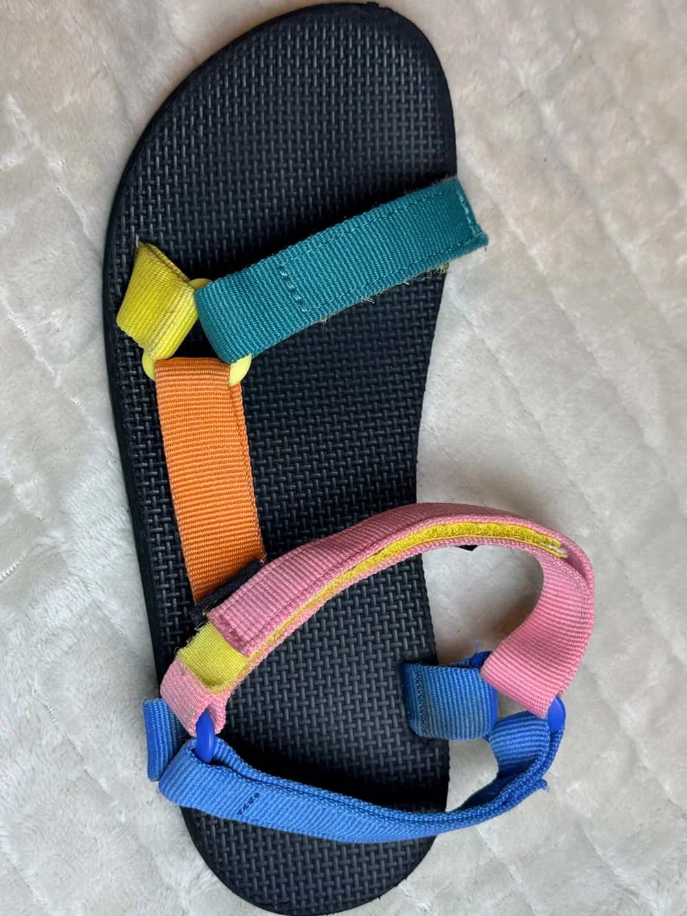 Teva Original Universal Kids 4 90s Multi Sport Sandals Colorblock - Picture 7 of 15